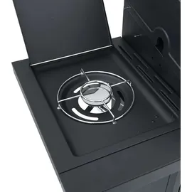 vidaXL Gasgrill mit 5 Flammen schwarz