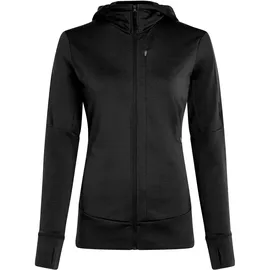 Icebreaker Damen 260 Quantum IV Hoodie Jacke (Größe XL, schwarz)