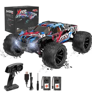 Evary Ferngesteuertes Auto 1:16, 40KM/H, 2.4GHZ, 4WD - RC Monstertruck Spielzeug für Jugendliche ab 12 Jahren, 55 Minuten Spielzeit, 50 Meter Reichweite, Indoor & Outdoor RC Auto 40 km/h