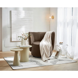 Livetastic Cocktailsessel Boli, Dunkelbraun, Metall, 92x80x84 cm, Wohnzimmer, Sessel, Cocktailsessel