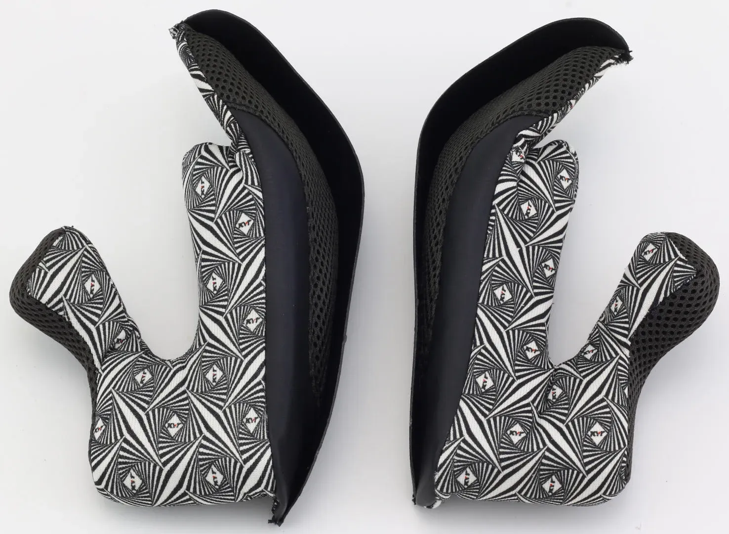 KYT Cross Over Wang Pads, grijs, XL Voorman