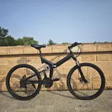 Charocean Mountainbike 26 Zoll Fahrrad Herren Fahrräder 21 Gang-Schaltung Mountain Bike Vollfederung Klapprad mit Scheibenbremse, Fahrrad für Jungen Herren und Damen