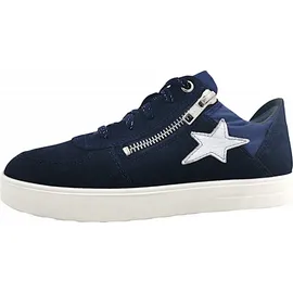 superfit Mädchen Stella Sneaker, Blau Silber 8020, 35