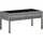 vidaXL Gartentisch Grau 75x40x37 cm Poly Rattan