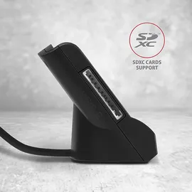 AXAGON CRE-SM2 USB 2.0, 1,3 m, Schwarz, 91 g