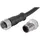 TRU Components 1229336 Rundstecker konfektioniert Buchse, gerade, Stecker, Einbau Gesamtpolzahl: 2 1 St.