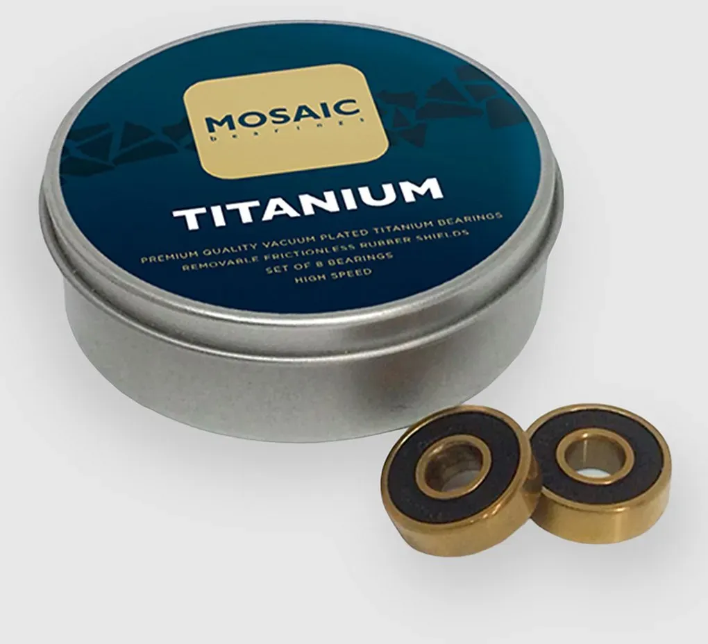 Mosaic Titanium Kugellager gold / black Gr. Uni