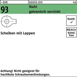 Reyher Unterlegscheibe DIN 93 Lappen 28 mm 50 Stück