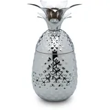 Echtwerk Glas EW-CT-1701 Ananas, Edelstahl silberfarben