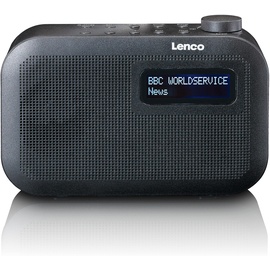 Lenco PDR-016 tragbares DAB+ FM DAB+, Bluetooth Radio schwarz