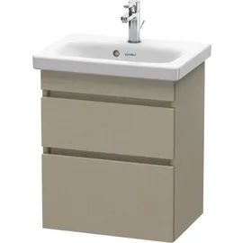 Duravit DuraStyle Waschtisch-Unterschrank DS640307575 50 x 36,8 cm, leinen, 2 Schubkästen, wandhängend