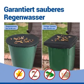 Maximex Regentonnendeckel Ø 95 cm schwarz