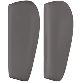 vidaXL Kopfteil mit Ohren Grau 93x23x78/88 cm Kunstleder