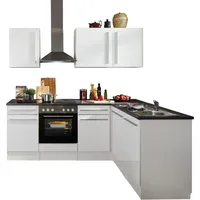 BASIC by Balculina Winkelküche L-Form 220 x 175 cm weiß