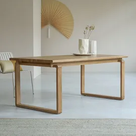 Tikamoon Esszimmertisch 180 x 76 x 95 cm beige