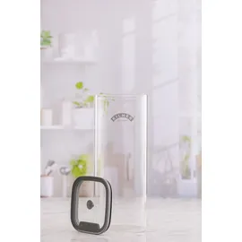Kilner Vorratsbehälter 3,5l quad Glas, Vorratsbehälter, Transparent, Grau