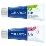 Curaprox Kinder Minzpaste 1450ppm + Curaprox Kinder Wassermelonenpaste 1450ppm