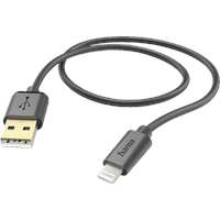 Hama Ladekabel USB-A/Lightning 1.5m Schwarz