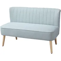 Homcom Sofa, Holz, Stoff, Schaumstoff