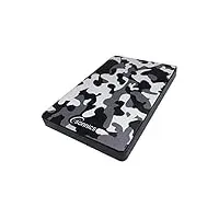 Sonnics 1TB Grau Camo Externe tragbare Festplatte Typ C USB 3.1 kompatibel mit Windows-PC, Mac, Smart TV, Xbox One/Series X und PS4/PS5