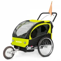 Bonin NCAB Fahrradanhänger lime/schwarz