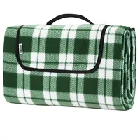 DETEX Picknickdecke Karo/Grün 2x2m