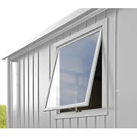 Biohort Fenster für Gerätehaus Europa 50 x 60 cm Silber-metallic