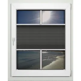 INDEKO Plissee superior 51 x 130 cm / Fenstergröße (Velux) beige