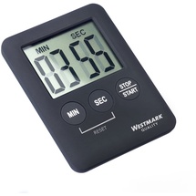 Westmark 10882280 Digitaler Timer, Edelstahl, schwarz