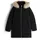 Tommy Hilfiger SLIM fit, Daunenmantel mit abnehmbarem Kunstpelzbesatz, BLACK, M