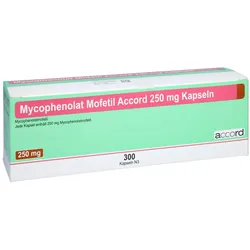 MYCOPHENOLAT MOFETIL Accord 250 mg Kapseln 300 St