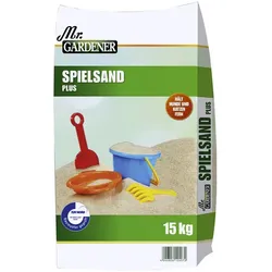 Mr. GARDENER  Spielsand, Körnung: 2 mm, 15 kg, braun 