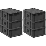 Proregal Eurobox NextGen Portable 23,5 x 40 x 60 cm 6-tlg. schwarz