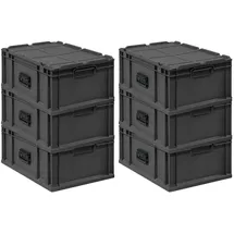 Proregal Eurobox NextGen Portable 23,5 x 40 x 60 cm 6-tlg. schwarz
