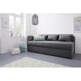 MAINTAL Polsterliege MAINTAL "Diana", grau (anthrazit), B:93cm, Komplettbetten