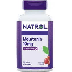 Melatonin schnelle Lösung Erdbeere 10 mg (100 Tabletten)