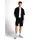 Tom Tailor DENIM Herren Relaxed Shorts mit Waffelstruktur, schwarz, Uni, Gr. M