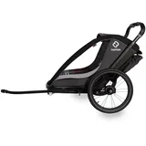 Hamax Cocoon One mit Deichsel und Buggyrad Grau Modell 2025