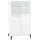 vidaXL Highboard 60 x 110 x 36 cm Hochglanz-Weiß