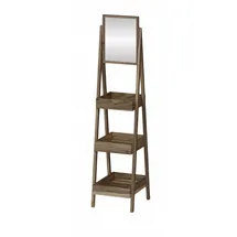JV Möbel Standvitrine 25 x 147 x 30 cm Braun