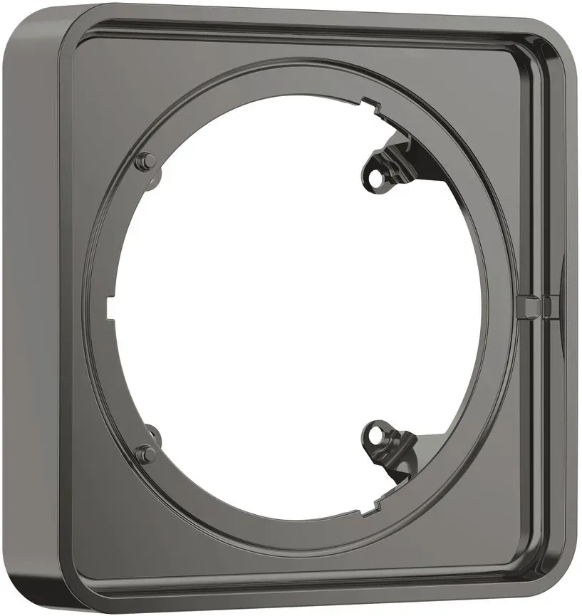 Axor ShowerSelect ID Verlängerungsrosette softsquare 22 mm - polished black chrome