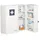 Relaxdays Medizinschrank, Stahl, HBT: 53 x 53 x 21,5 cm, weiß