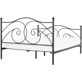 Beliani Dinard 160 x 200 cm Schwarz