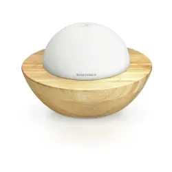 SOEHNLE Design Modena Aroma Diffuser 68087 , Aus echtem Bambus und mattiertem Glas