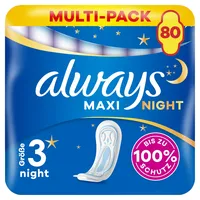 Always Maxi Profresh Night Größe 4 Damenbinden 80 St.