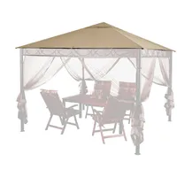 Quick Star Pavillon-Ersatzdach Ersatzdach 3x3m Stil-Pavillon Sand, 180 g/m2,