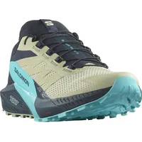 Salomon Sense Ride 5 Herren Laufschuhe Herren / Beige, / Peacock Blue UK 9,5 - Blau