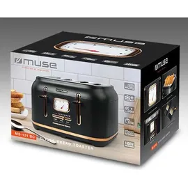 Muse MS-131 BC Toaster Schwarz