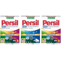 PERSIL Professional Pulver-Set 3x 130 Waschladungen (390WL) 2x Color & 1x Universal, Waschpulver-Set Großpackung mit Tiefenrein Technologie, auch für Profis, für hygienische Frische