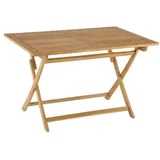 Stern Malaga Klapptisch Teak Braun|Hellgrau